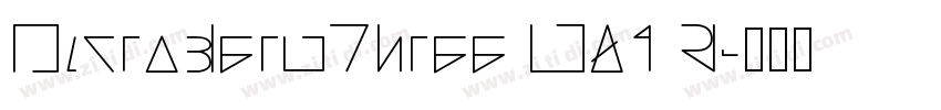 MicroberwThree W01 R字体转换
